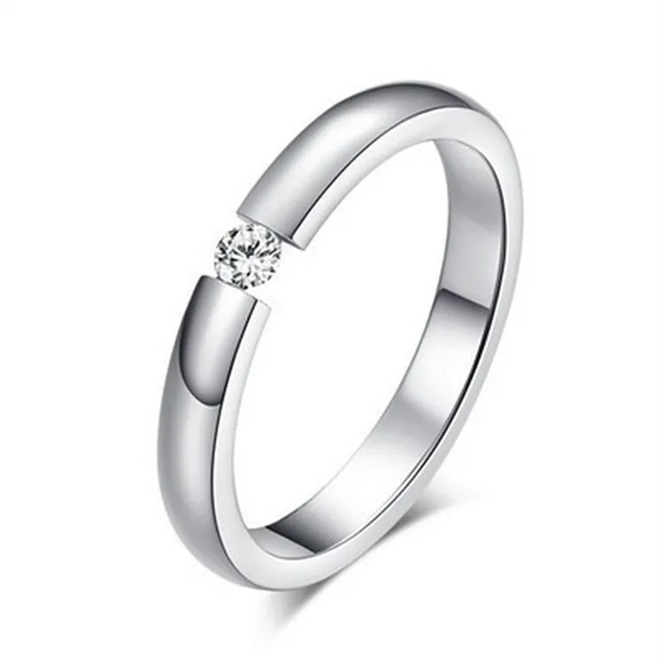 Gold Farbe Eheringe Paar Ring für Frauen Männer Schmuck Edelstahl Verlobungsringe Jahrestag Geschenk Design Großhandel – Detail 15