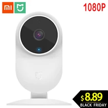 Оригинальная смарт-камера Xiaomi Mijia, IP Камера HD1080P, 2,4G, Wi-Fi, беспроводная, 130, широкоугольная, 10 м, с функцией ночного видения, интеллектуальная безопасность для mihome