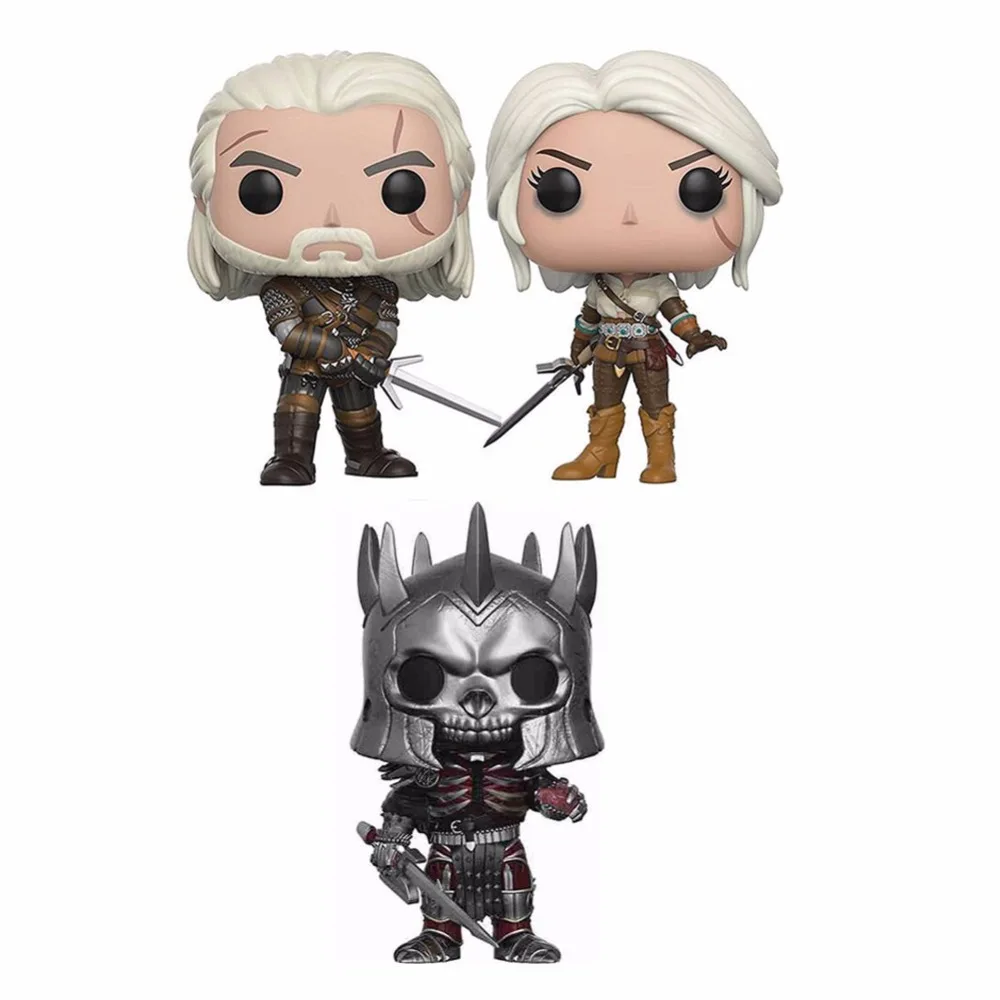 Funko Pop GERALT& CIRI& EREDIN 10 см Виниловая фигурка Коллекция Модель игрушки