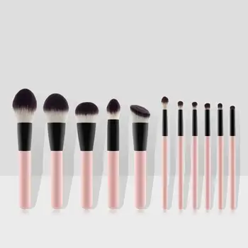 

11pcs Soft Multi-functional Cosmetic Brush Set Loose Powder Foundation Brush Eyeshadow Lip Blush Brush Set Makeup Tools