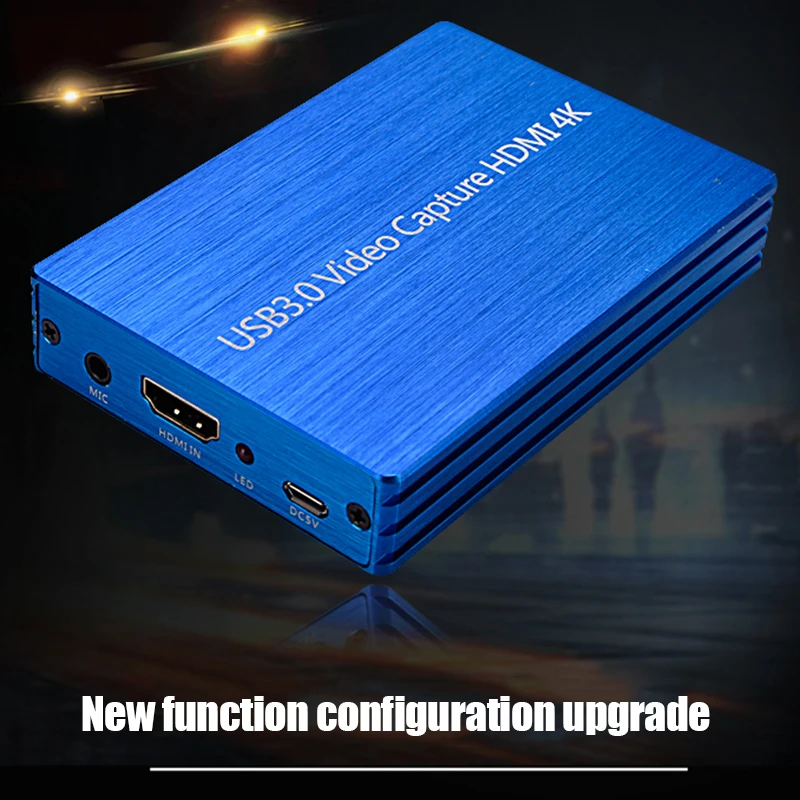 

4K HDMI To USB 3.0 Video Recording Box HD Video Capture Card 1080P Video Recorder Driverless for OBS Capturing Game Live
