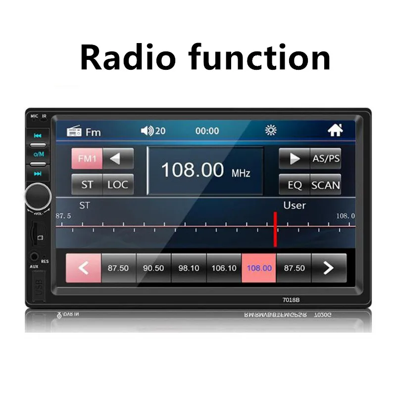 2 Din автомобильное радио Bluetooth 2din автомобильный мультимедийный плеер 7 &quotHD