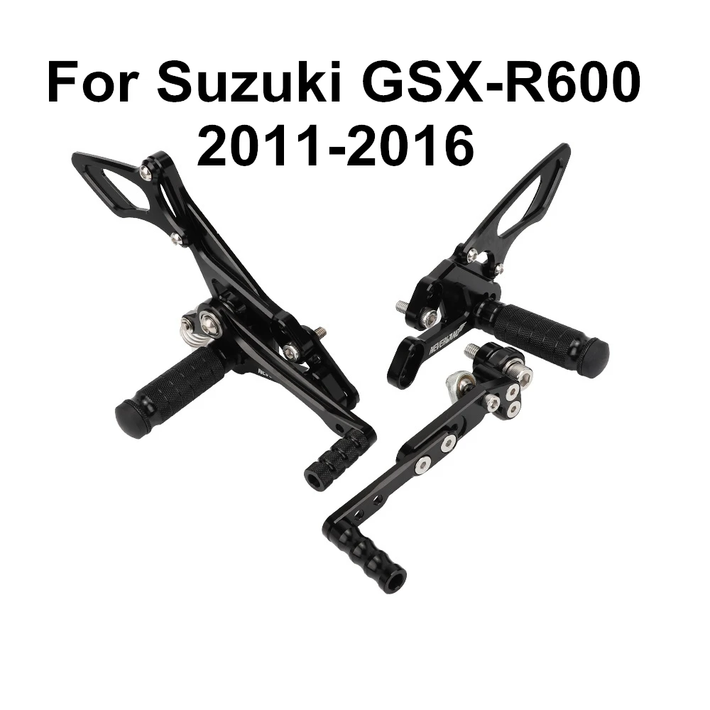 

Design For Suzuki GSX-R600 GSXR600 GSX R 600 2011-2016 Motorcycle Adjustable Rider Rear Rearset Footrest Foot Peg D45