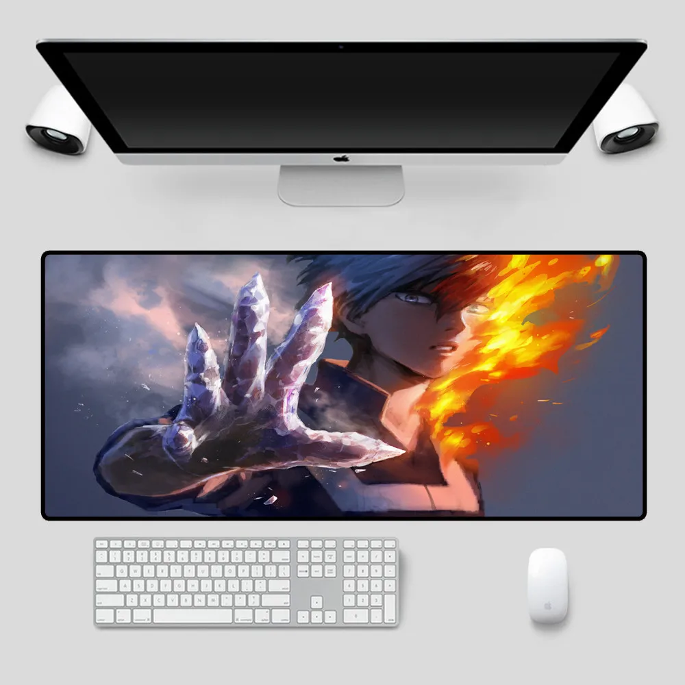 

Mairuige Animated Mouse Pad Handsome Boy Mouse Pad Black Seam Game Accessories Gamer Computer Notebook Office Keyboard Mouse Pad