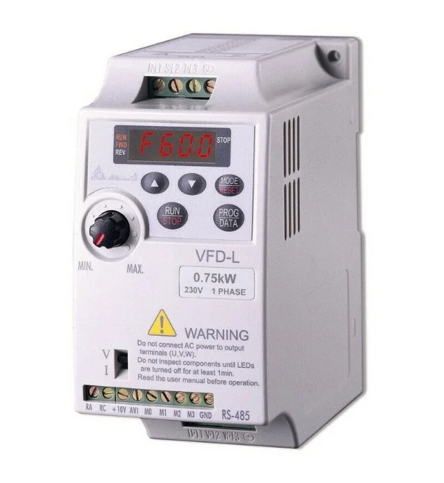VFD007L21A преобразователь частоты 750 Вт 1HP 1 фаза 230В 400 Гц|inverter for|phase converterphase inverter |