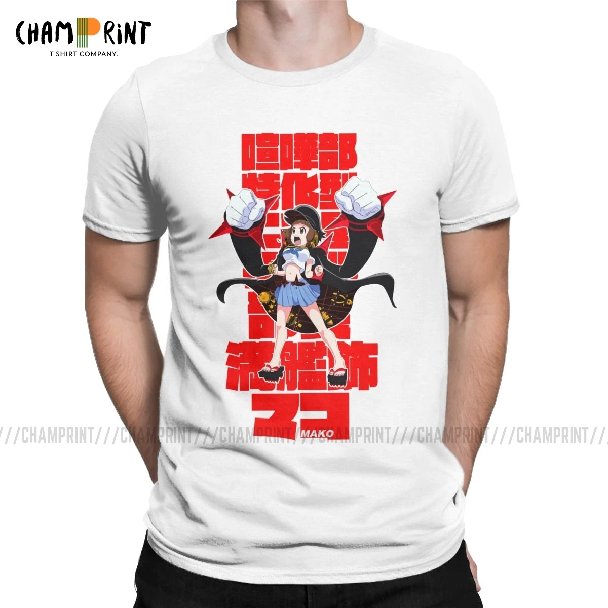 3 звезды Mankanshoku Мако футболки для мужчин в стиле Kill La Для костюмированной