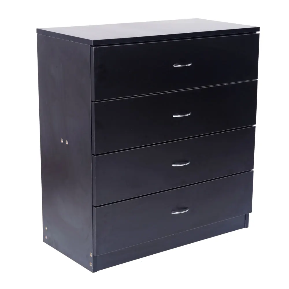 Black Wooden Chest Of Drawers For Bedroom Living Room Cabinet 4