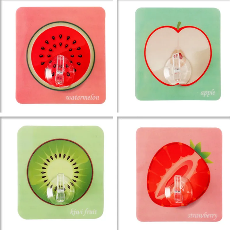 1PC Strong Cartoon Hooks Recyclable Waterproof Traceless sticker hanger Lasting Wall Hanging Self Adhesive | Дом и сад