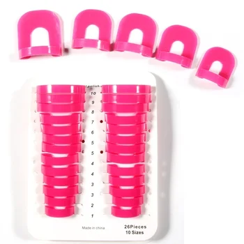 

52 Pcs Nail Anti-overflow Clamp Model Tool Nail Polish Glue Anti-overflow Edge Set Nail Supplies dropshipping