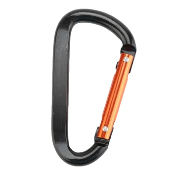 

Outdoor Sports Multi-function Safety Buckle Keychain Climbing Button Aluminium Alloy Carabiner Camping Hiking D-ring Snap Clip