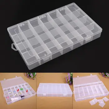 

Removable Multipurpose Transparent Organizer Container Storage Box Fit for Household Daily / Cosmetic / Jewelry / Tool Parts