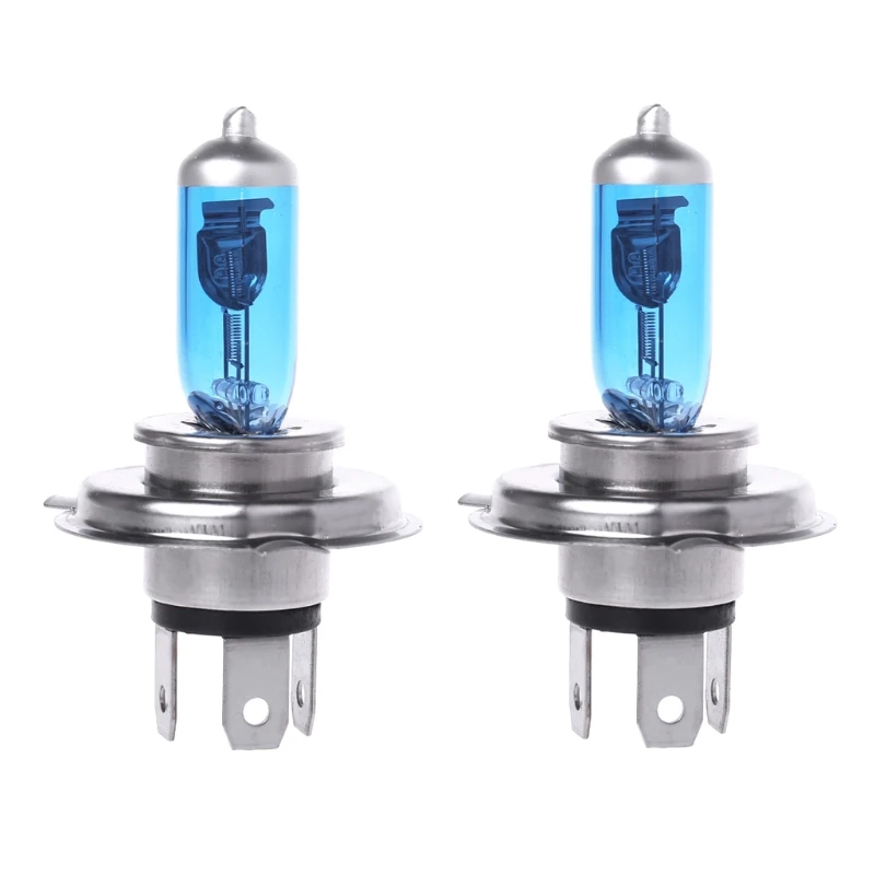 2x Super H4 100W 9003 HB2 Биксеноновая HID 6000K белая лампа для фар ближнего и дальнего света |
