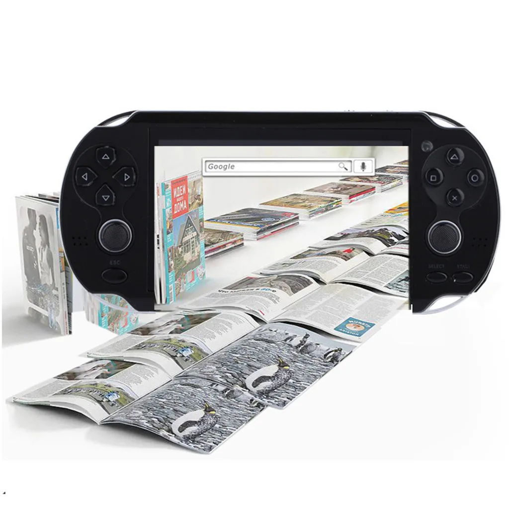 Retro Classic Game Console Handheld Portable 800 Built-in 4.3 Inch Games