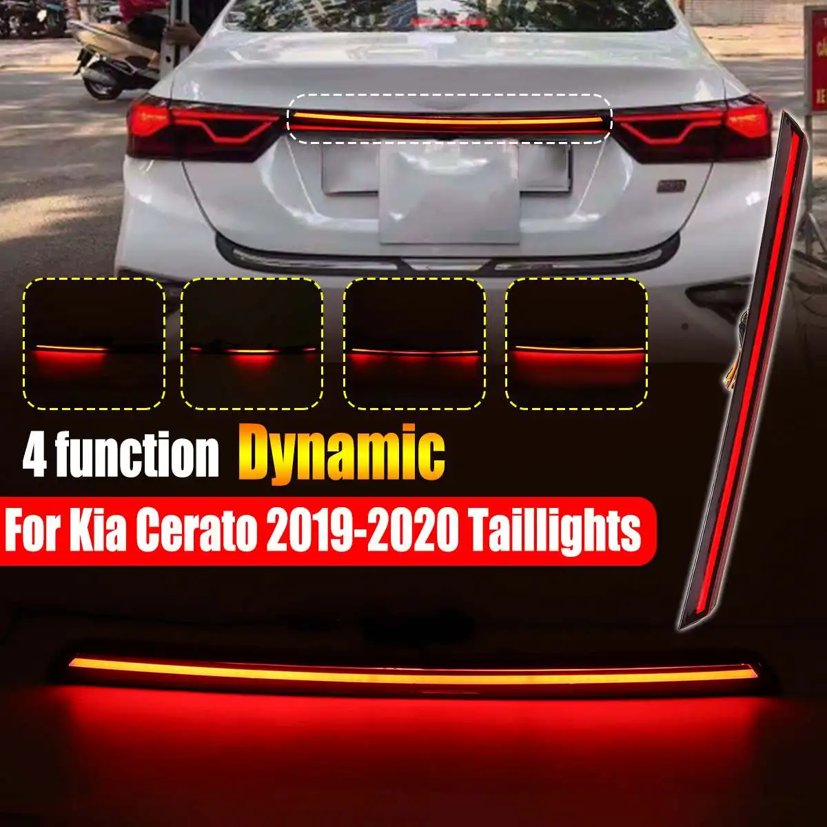 

Taillights LED Flowing Turn Signal Lamp Daylight Stop Brake Light Daytime Driving Light DRL For Kia Cerato Forte 2019-2020