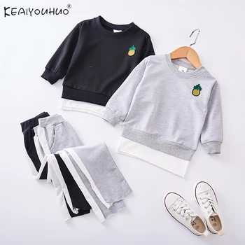 

Baby Girl Clothes Sweater+Pants 2pcs Suit 2020 New Autumn Outfits Suits Long Sleeve Children Sport Casual Clothes 2 5 7 8 Years