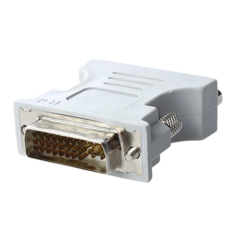 SODIAL(R) DVI-D Female to DVI-I Male PC Connector Adapter Converter |