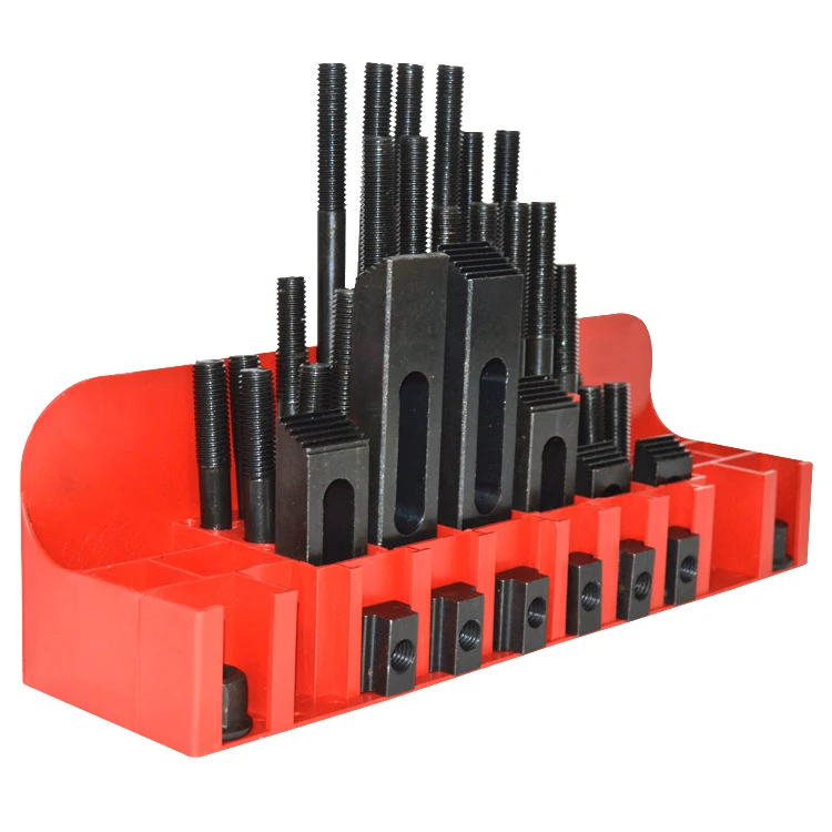 M12 Milling Machine Clamping Practical Set 58pcs Mill Clamp Kit Vice 1SET S45C S