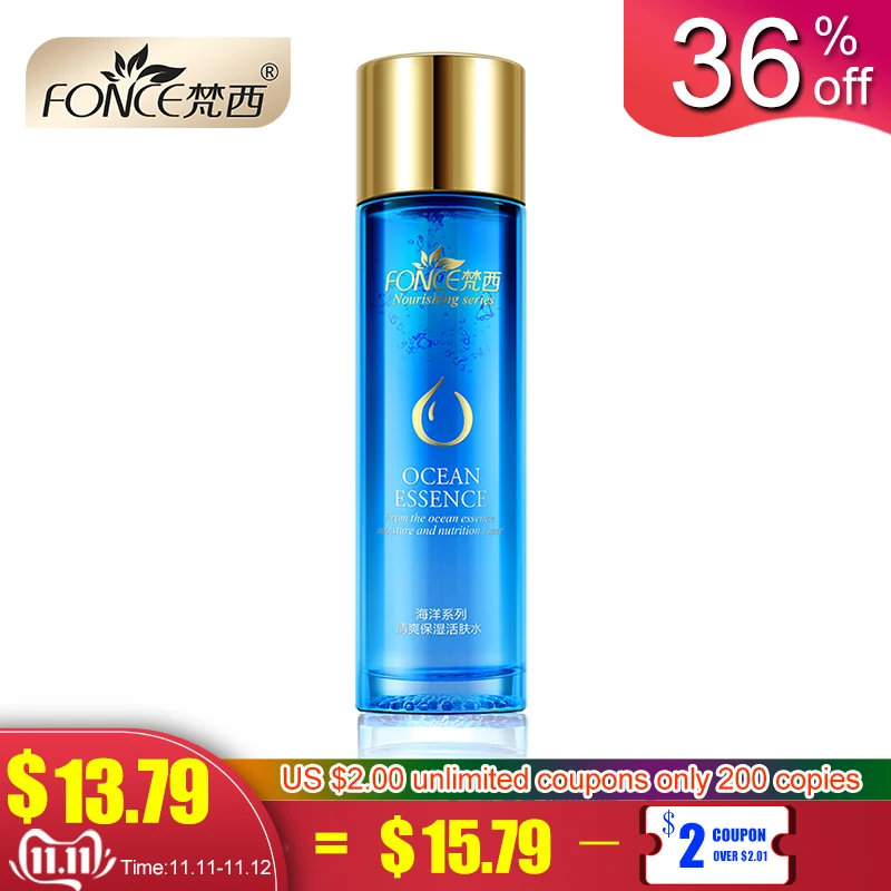 

Fonce Ocean Repair Series Toner 120ml Moisturizing Nourish Rejuvenate Improves Rough Nourishing Skin liquid