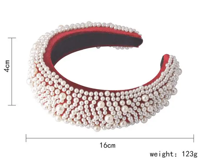 headband christmas hair bowsNew sponge hair hoop size pearl velvet color wide edge full of pearl fashion hair decoration tb british style bag webbing black edge red white and blue decoration high waist suit suit