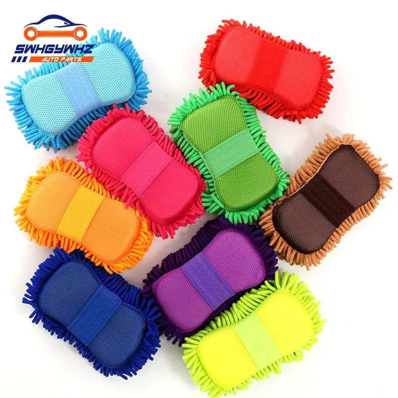 Microfiber Wash Mitt For Car Cleaning Mitts Tools Premium Chenille