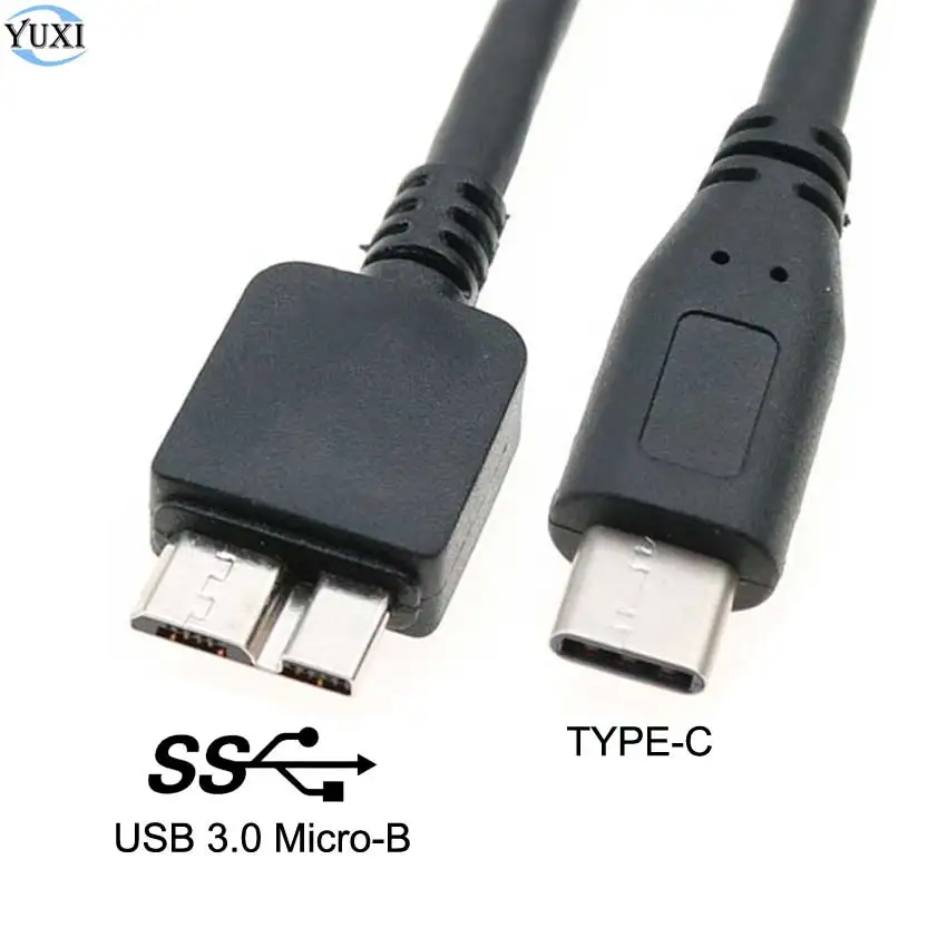 YuXi USB 3.0 Type-C к 3 1 Micro B кабельный разъем для жесткого диска смартфона сотового