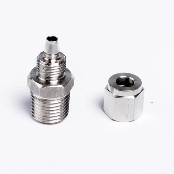 

Quick coupler 1/4'' male thread,O.D 4 6 8 10 12 mm PU tube fast twist hose stainless steel 316 straight connectors fitting