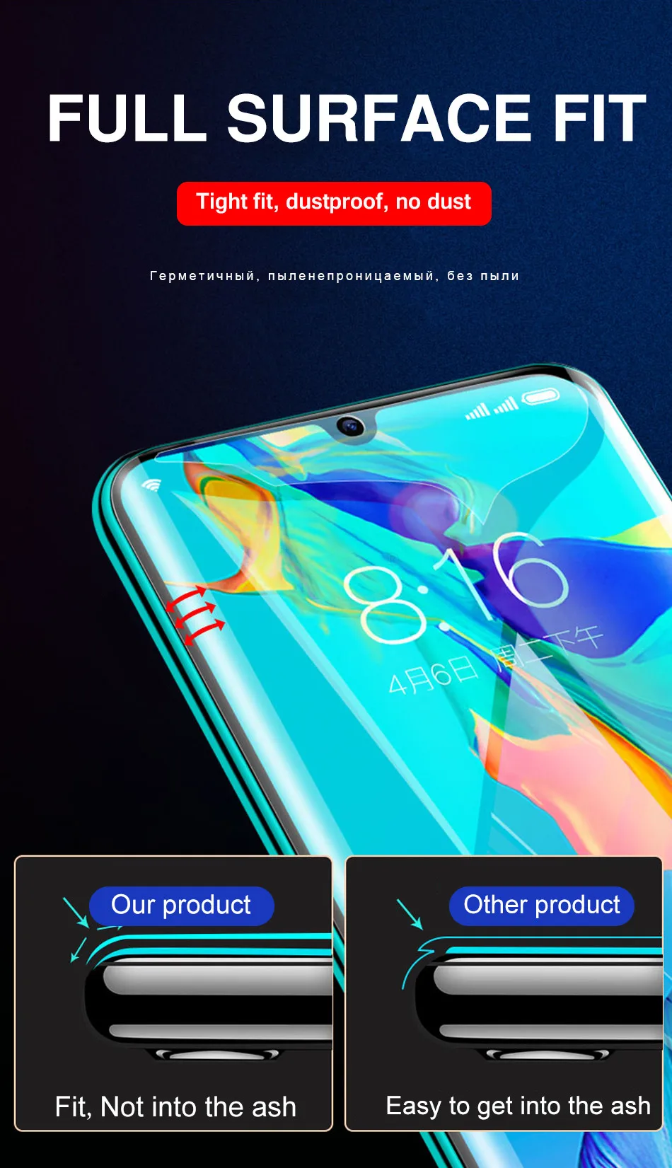 1-3 шт 100D полноэкранная Гидрогелевая пленка для huawei P20 P30 Pro mate 20 10 Lite Защитная пленка для huawei P30 Lite(не стекло