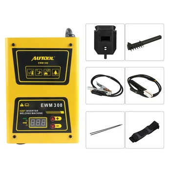 

AUTOOL EWM308 ARC Welder 120A Stick Welding Machine Digital Inverter Welder MMA 220V AC Lift Portable Welding Machine For EU
