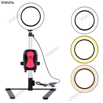 

5.7-inch desktop live ring fill light mobile phone bracket makeup beauty lighting photography CD50 T03