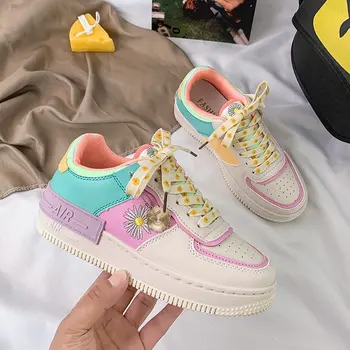 

New Sneakers Women Casual Shoes Mesh Air-Cushion Flat Anti-Slip Women Sneakers Outdoor Trainer Female Zapatos De Mujer Shoes