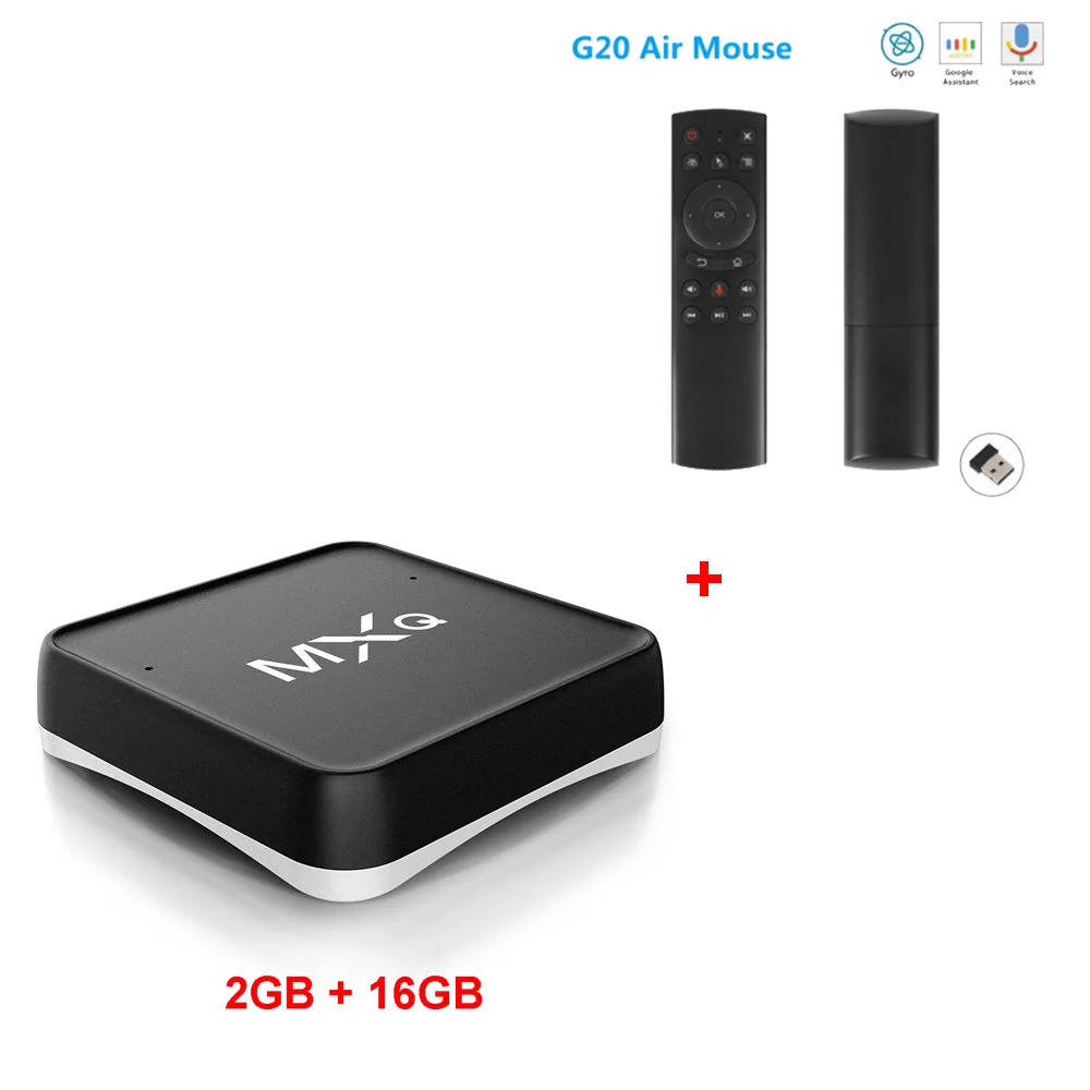 S10X add G20 S10X MXQ Android 7,1 ТВ-бокс Amlogic S905X четырехъядерный 2 ГБ DDR3 16 Гб 4K HD телеприставка 2,4G 5G Wifi Поддержка USB2.0 Android Box - Цвет: S10X add G20