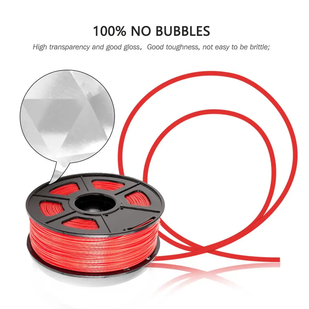 PETG 1 кг/2.2lbs 3D принтеры нити 75 мм ПЭТГ белый подарок DIY печать службами экспресс