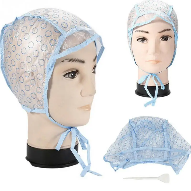 Краситель для волос глазурь одноразовая шапочка для мелирования с крюком двухслойные окрашивание профессиональные инструменты легко наносится DIY безопасный опрокидывание