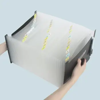 

13 Layer Organ Bag File Holder A4 Document Bag Rainbow Test Business Classification Folders Papers Expanding File Tool Z2A7