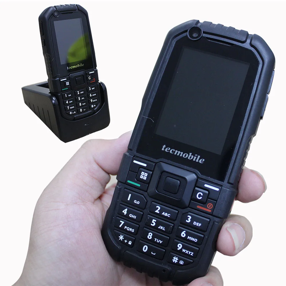 Tecmobile TEC Водонепроницаемый клавиатура Cellphone1800mAh MP3 IPS Экран SOS на пуговицах спереди