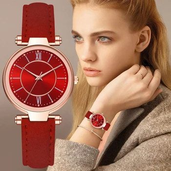 

WJ-9630 Dropshipping Women Watch Rhinestone Fashion Exquisite Women Leather Casual Watch Luxury Analog Quartz Wristwatch