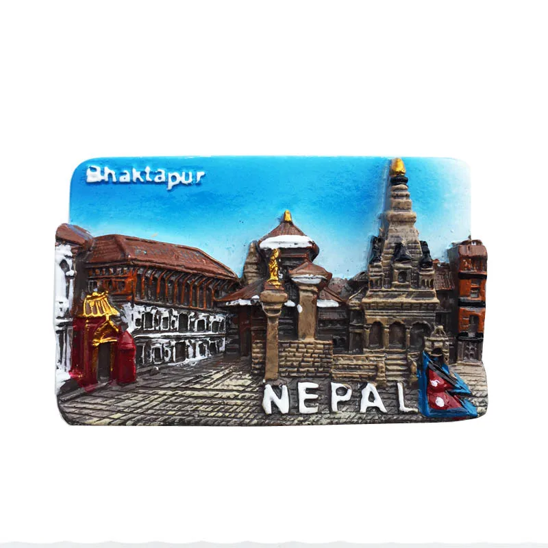 Nepal  Landscape Fridge Magnets Souvenir Nepal Scenic Spots Decorative 3d Resin Crafts Home Decor Gift Ideas Asia Tourist