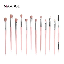 Maange 3/12 pçs pincéis de maquiagem conjunto cosméticos pó sombra fundação delineador kit escova de mistura beleza maquiagem ferramenta