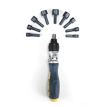 

New Cordless Screwdrivers Handle Adjustable Screwdriver Sleeve with 36 Screwdriver Bits Screwdriver Sleeve-30