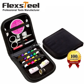 

25pcs Mini Multifunction Travel Sewing Needlebox Kit Set of Thread Crochet Hooks Needles Stitches Knitting Sewing Accessories