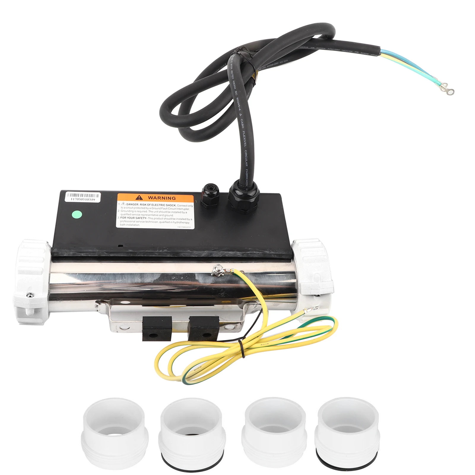 2KW Bathtub Electric Tankless Water Heater Massage SPA Pool Water Heater  Thermostat Circulating For H20-R1 IPX5 Waterproof