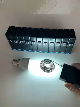 

High frequency wireless pulse Electromagnetic wave jammer High power Transmitter coil voltage generator with battery charger
