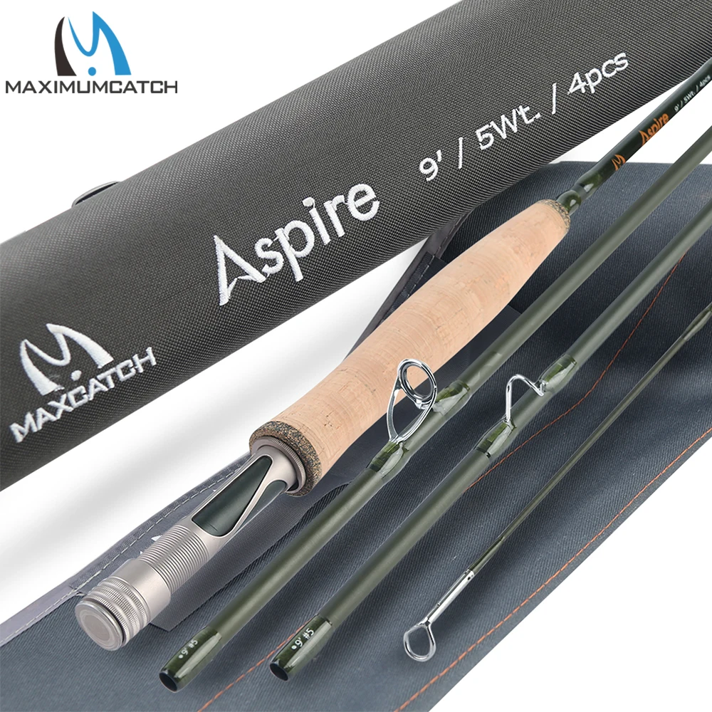 Maximumcatch Aspire удочка для ловли нахлыстом 40T Удочка из углеродного волокна быстрого