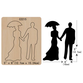 

New Wedding for men and women Wooden die Scrapbooking C2215 Cutting Dies