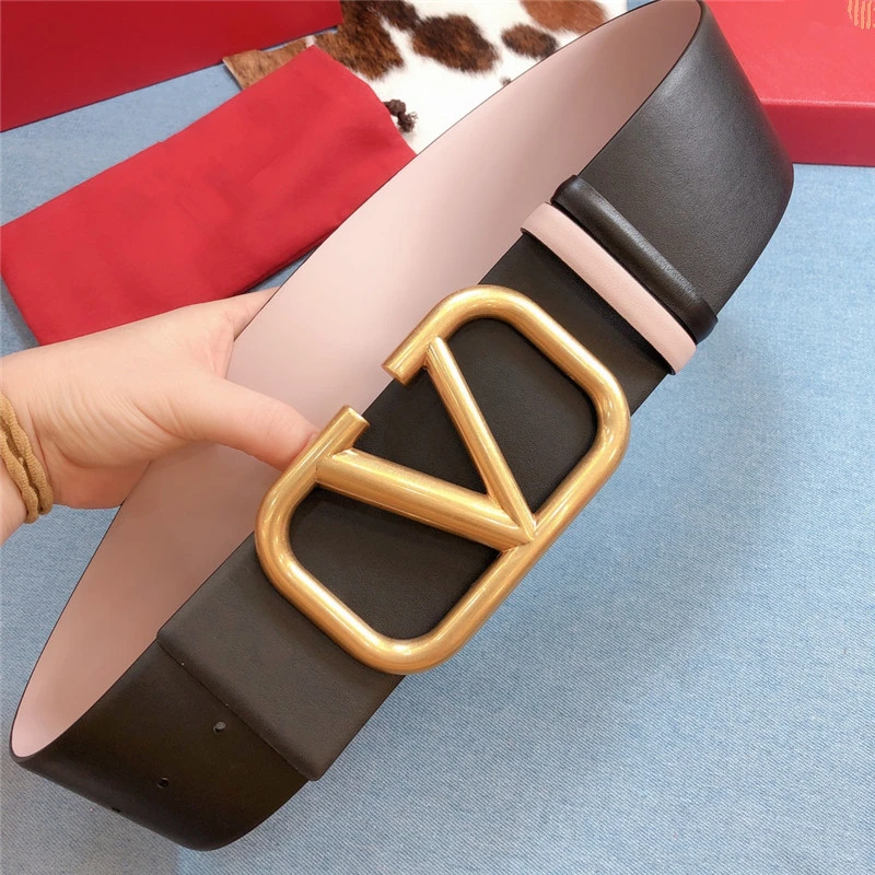 Cinturones para mujer de lujo de la marca diseñador de de cuero de señora