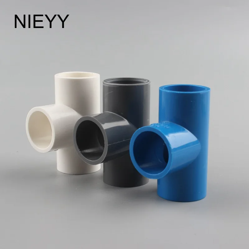 

5pcs 20mm T type 3 way PVC Connector In Garden Water Connectors PVC Pipe Connector Plastic Water Pipe Connector For Garden Tools