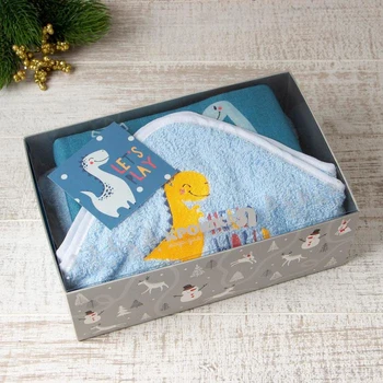 

Gift set "Lets play", Terry corner 75*75 cm, diaper 75*120 cm 100% cotton 5181728
