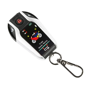 

Two Way Remote Start Automatic Lock Engine Burglar Universal Vibration Waterproof Anti Theft Scooter Protection Motorcycle Alarm