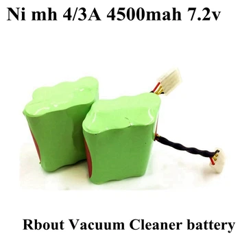 

2pcs 7.2V 4500mah Nimh Battery Pack Replacement 3500mah for Sweeper Battery XV-11/12/14/15/21/24/25 XV-pro Sweep Robot