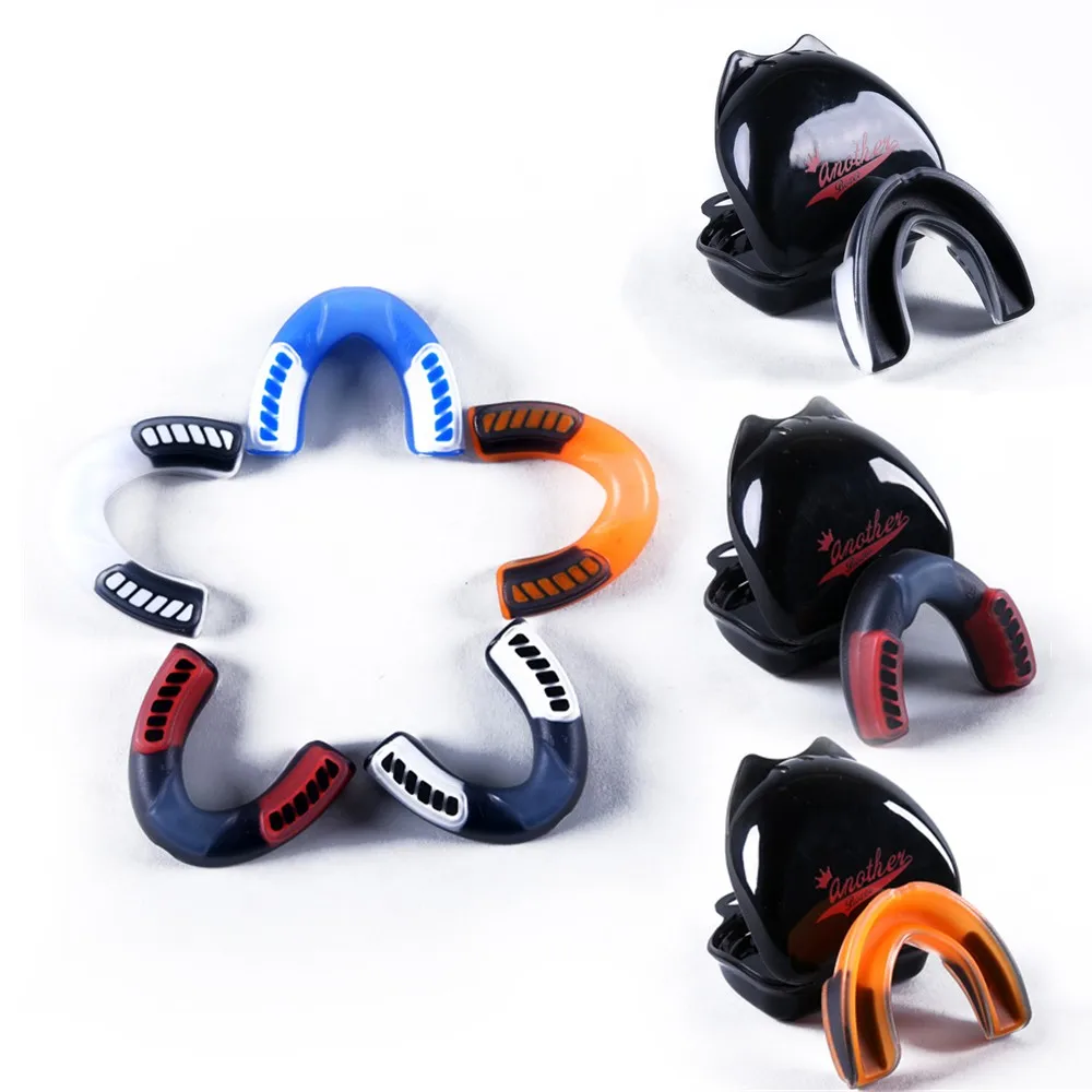 Teeth Protection Mouth Guard Gum Shield Gel MMA Junior Boxing Rugby Sports 